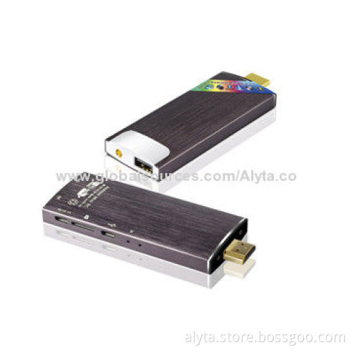 Android Mini PC, Wholesale Chipset, CPU Rockchip 3188 Quad-core 1.2-1.4Ghz, GPU: Mali-400MP4